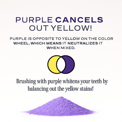 Purple Teeth Whitening Powder