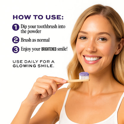 Purple Teeth Whitening Powder