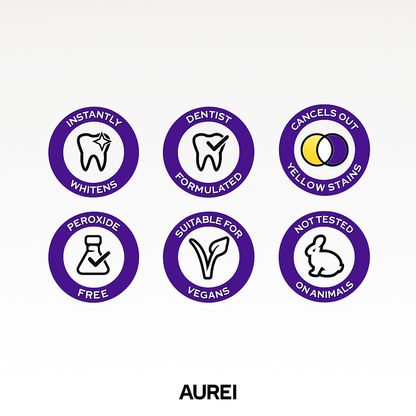 Purple Teeth Whitening Powder