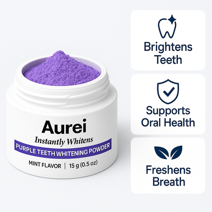 Purple Teeth Whitening Powder