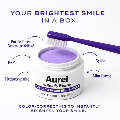 Purple Teeth Whitening Powder